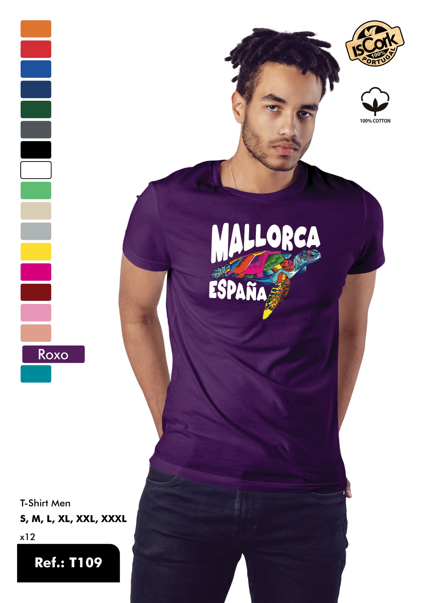 T-Shirt Adulto - Ref. T109 - Mallorca