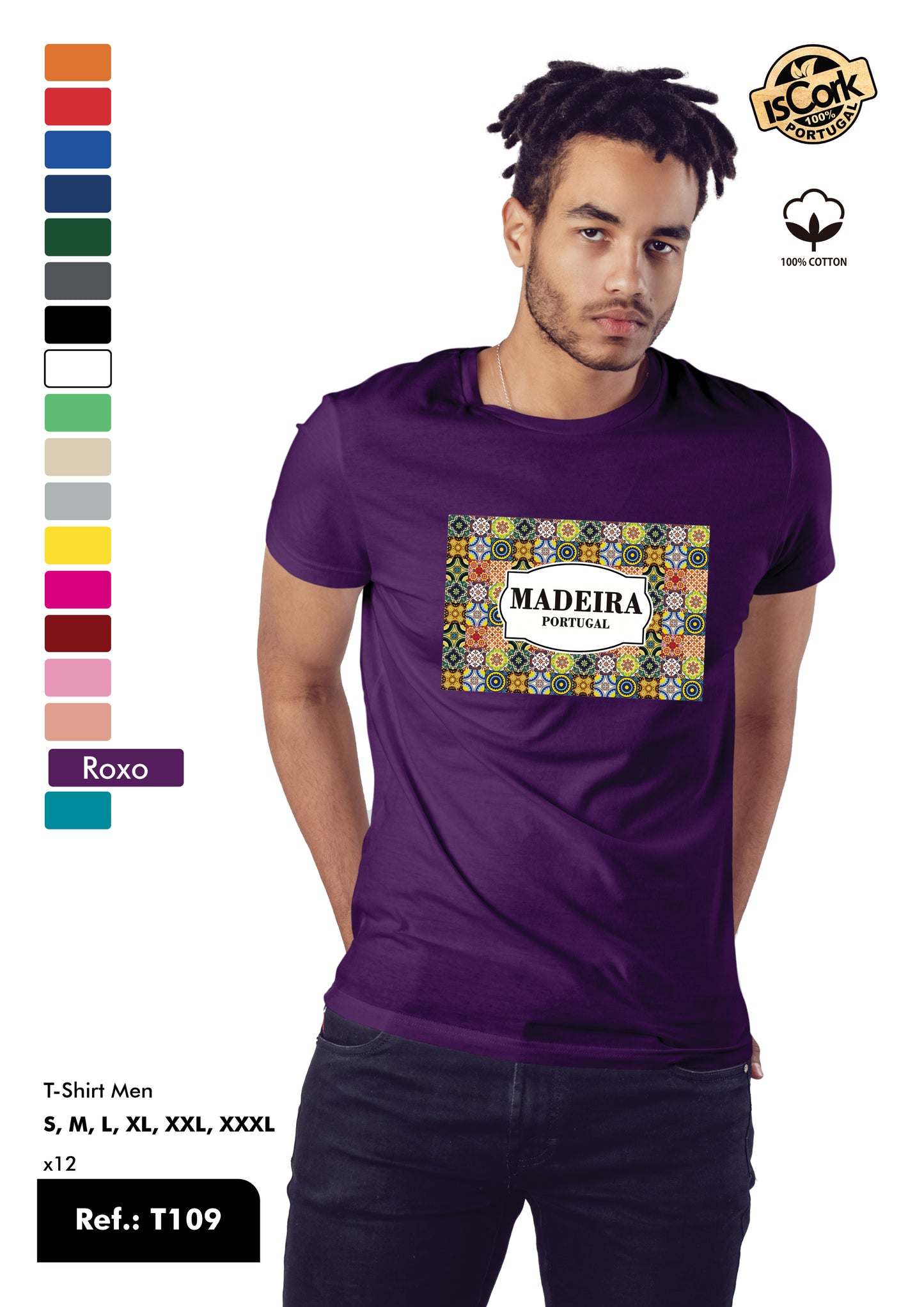 T-Shirt Adulto - Ref. T109 - Madeira