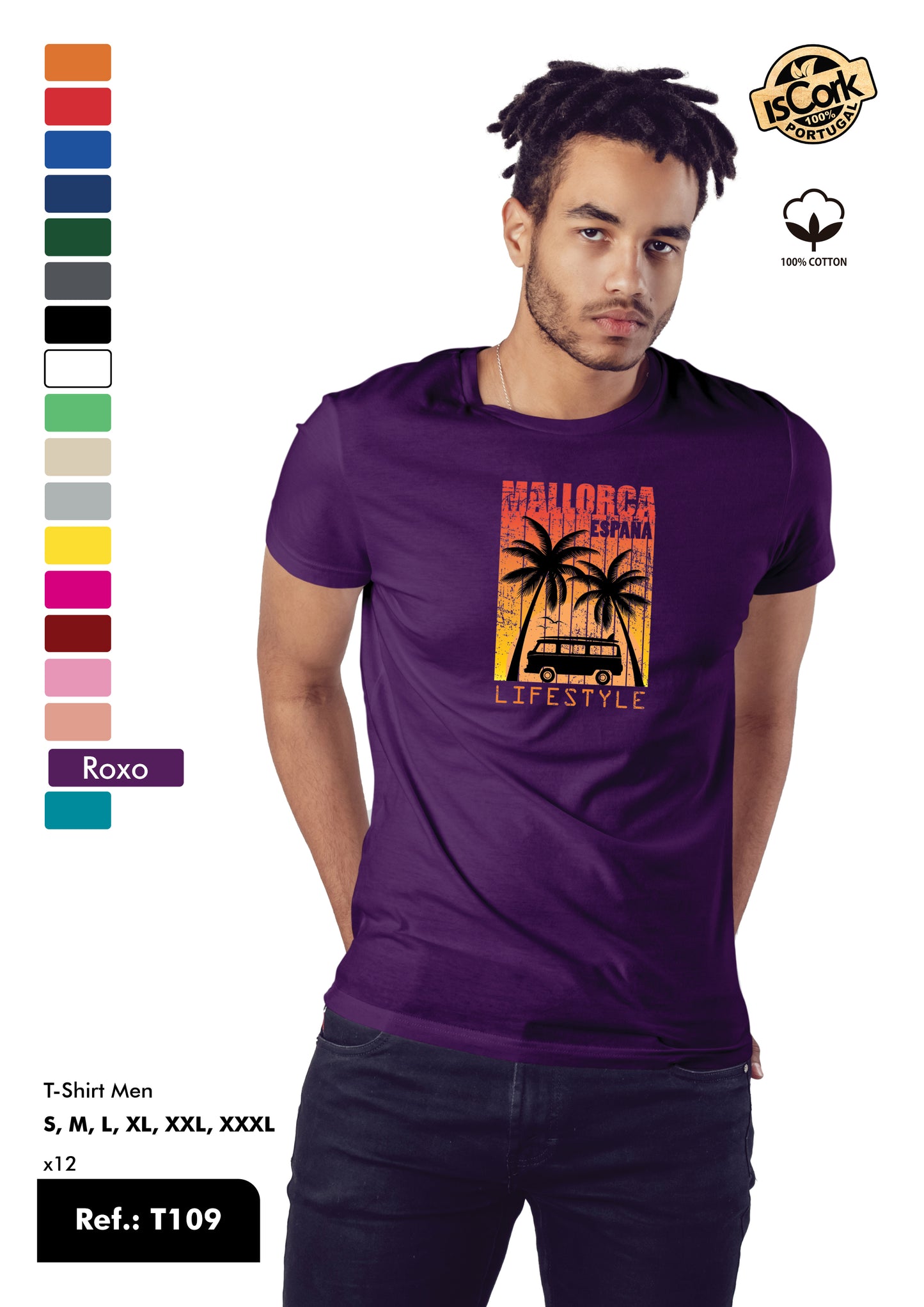 T-Shirt Adulto - Ref. T109 - Mallorca