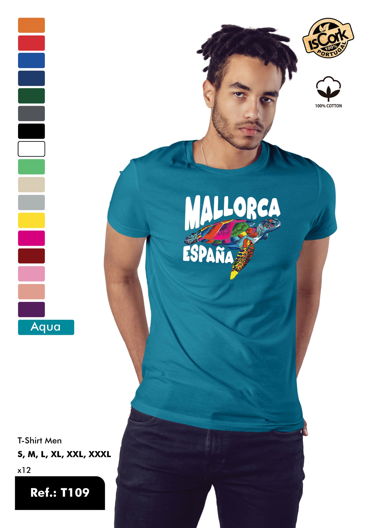 T-Shirt Adulto - Ref. T109 - Mallorca