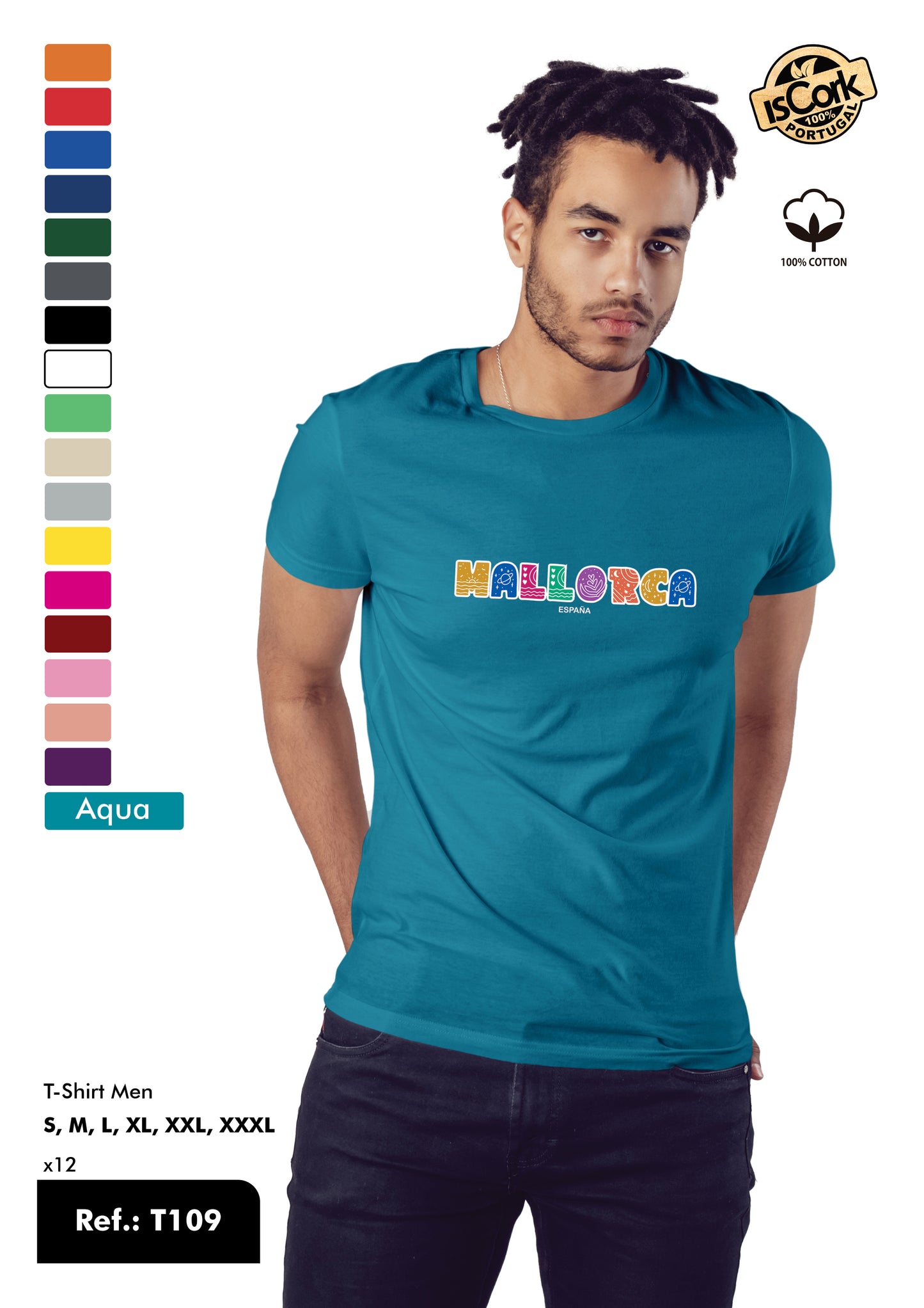 T-Shirt Adulto - Ref. T109 - Mallorca