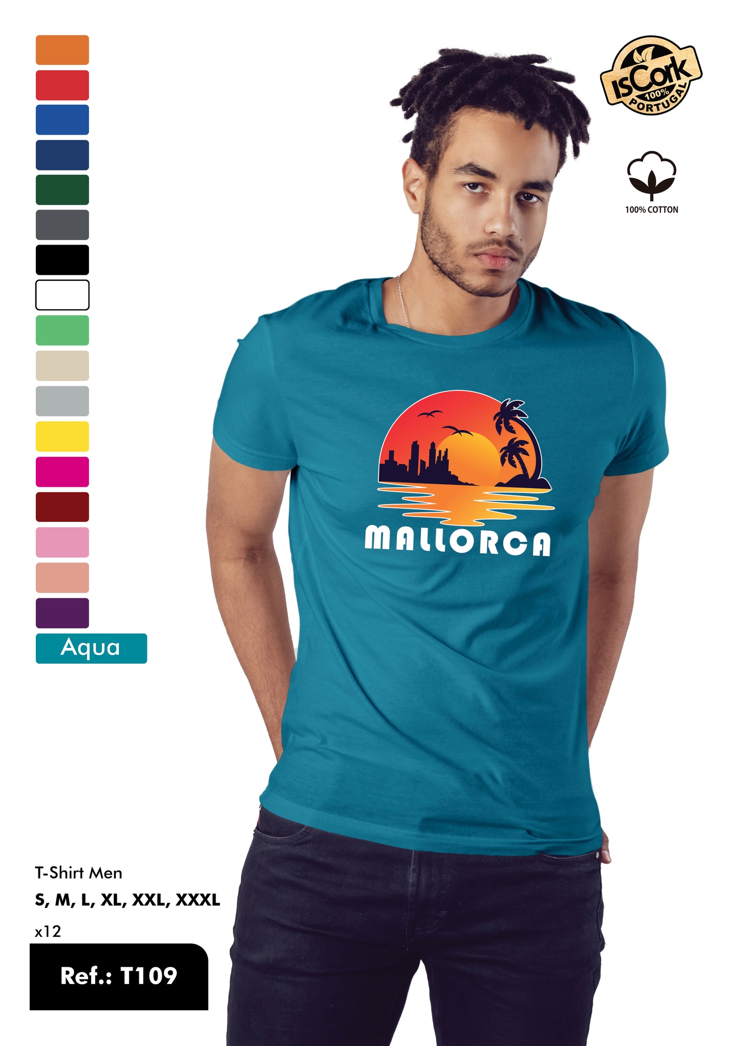 T-Shirt Adulto - Ref. T109 - Mallorca