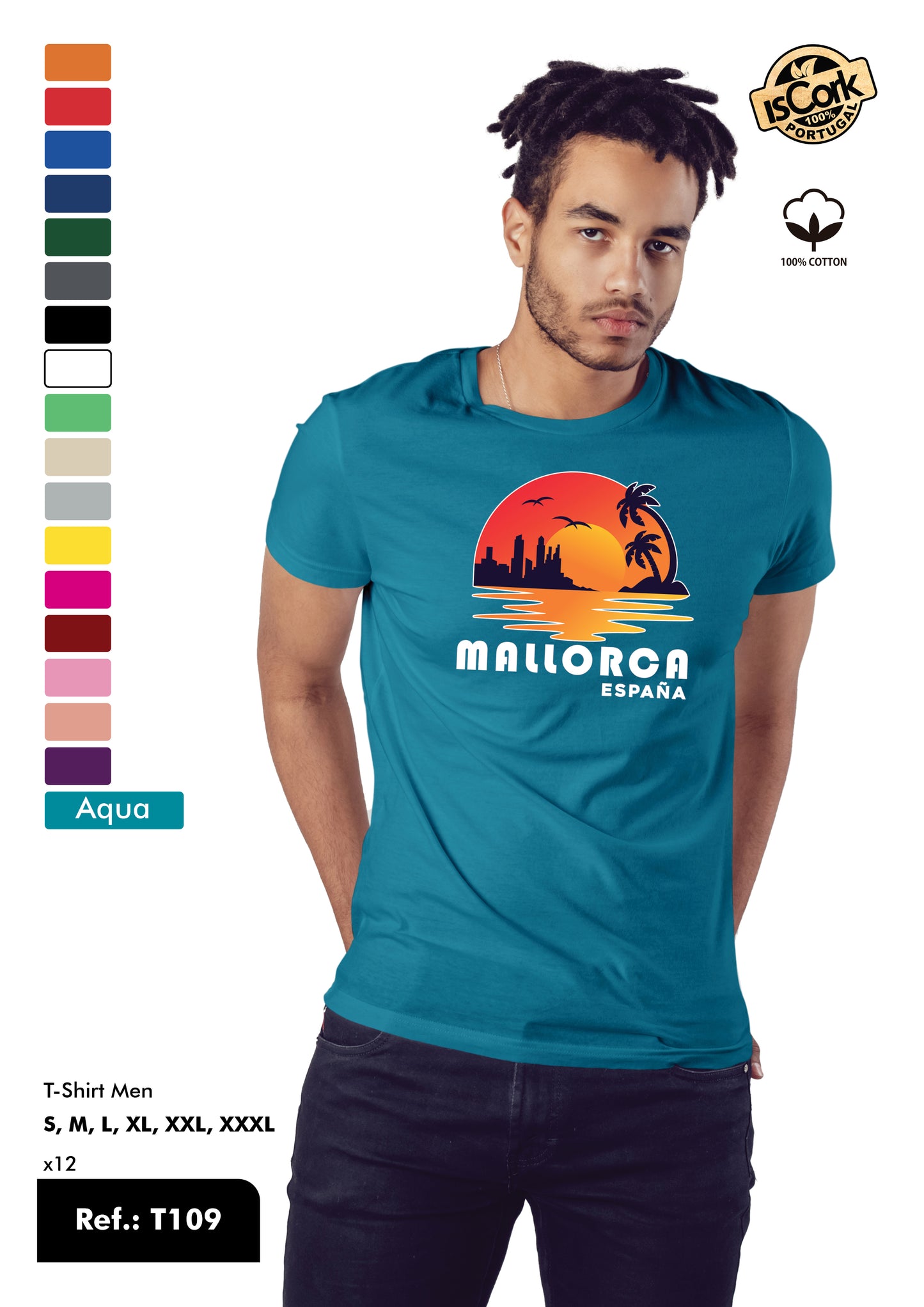 T-Shirt Adulto - Ref. T109 - Mallorca
