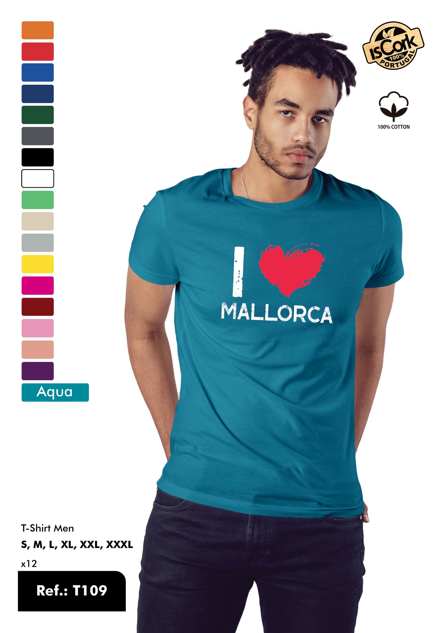 T-Shirt Adulto - Ref. T109 - Mallorca