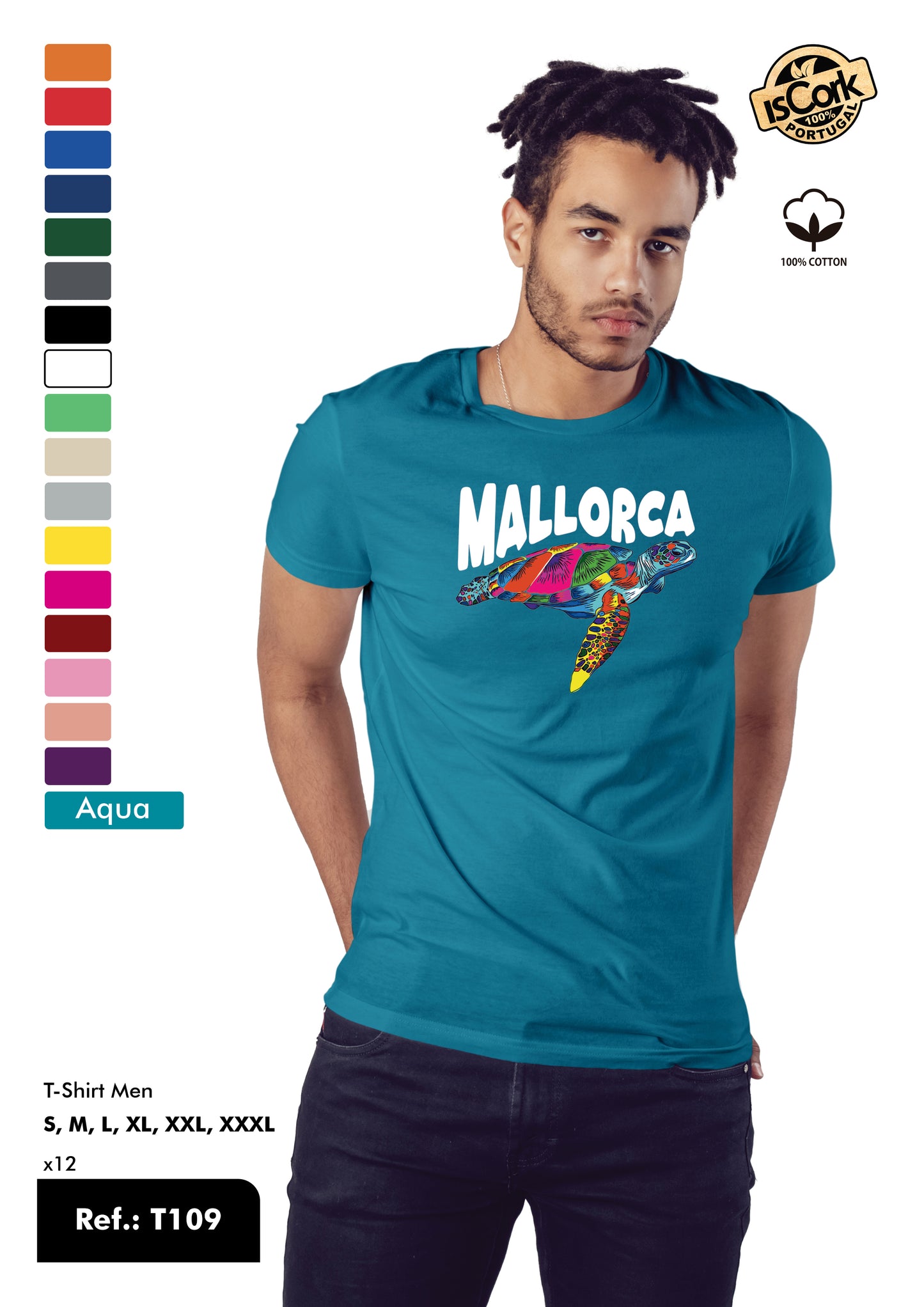 T-Shirt Adulto - Ref. T109 - Mallorca