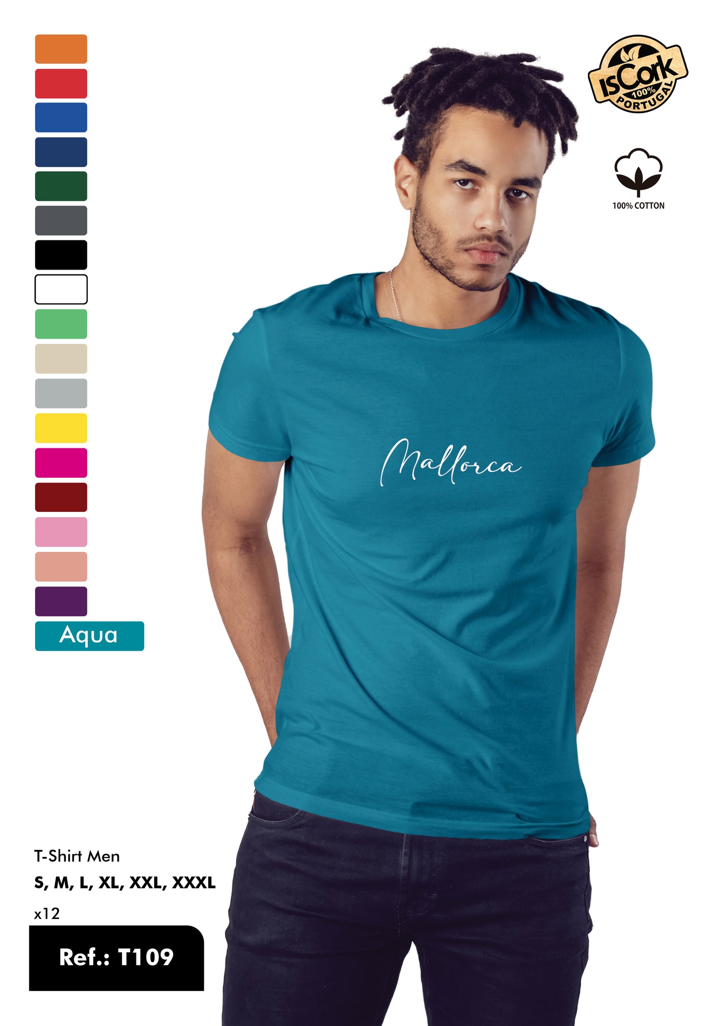 T-Shirt Adulto - Ref. T109 - Mallorca