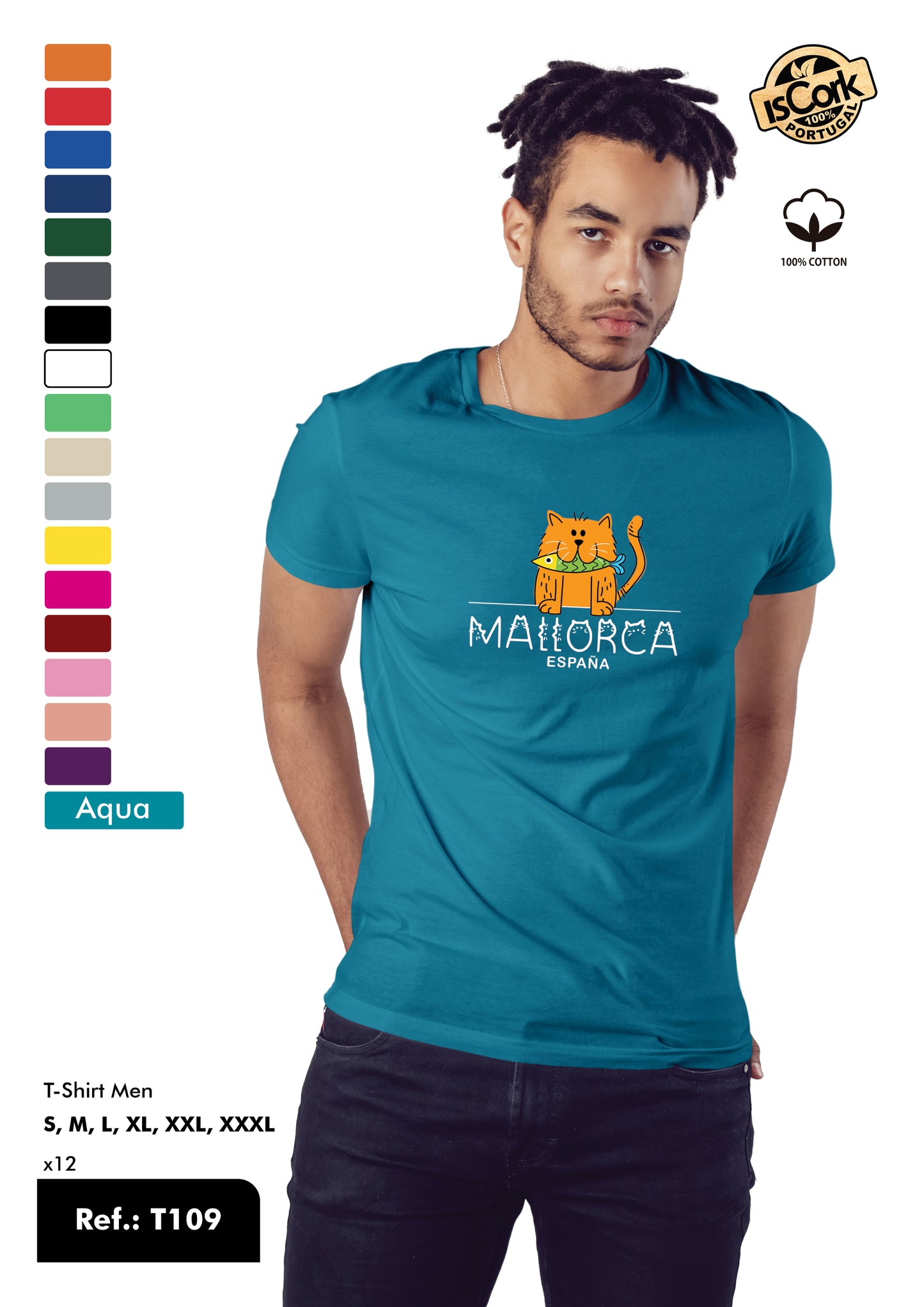 T-Shirt Adulto - Ref. T109 - Mallorca