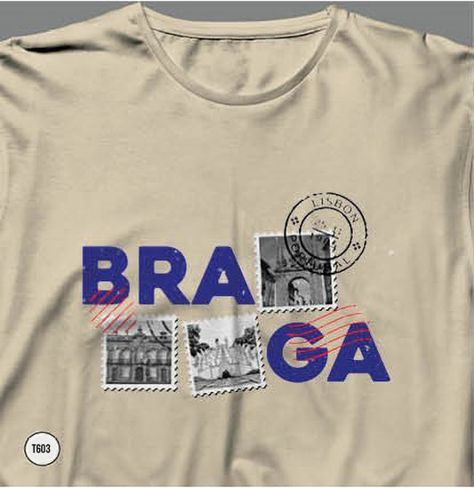 T-Shirt Adulto - Ref. T109 - Padrão T603 - Braga