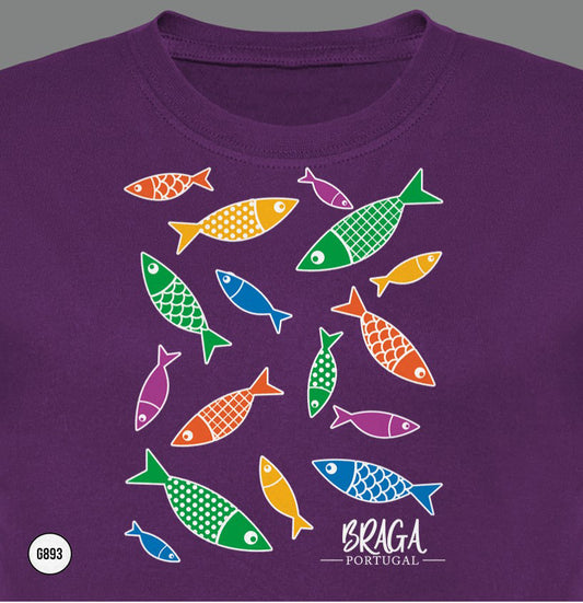 T-shirt Kids Ref.: T111 - Padrão G893 - Braga