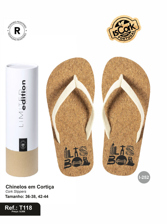 Chinelos de Cortiça - Ref. T118