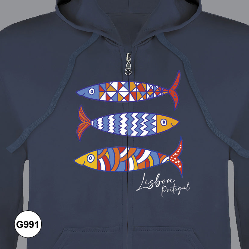 Sweatshirt Adulto com fecho - Ref. T117
