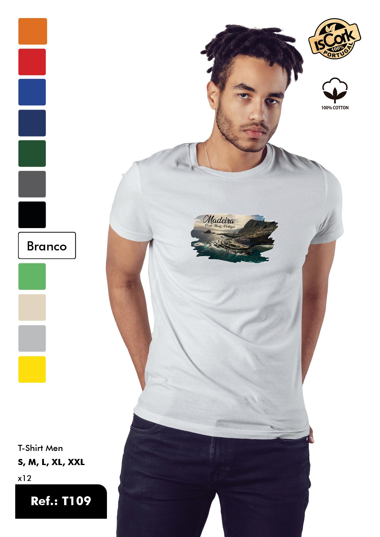 T-Shirt Adulto - Ref. T109 - Madeira