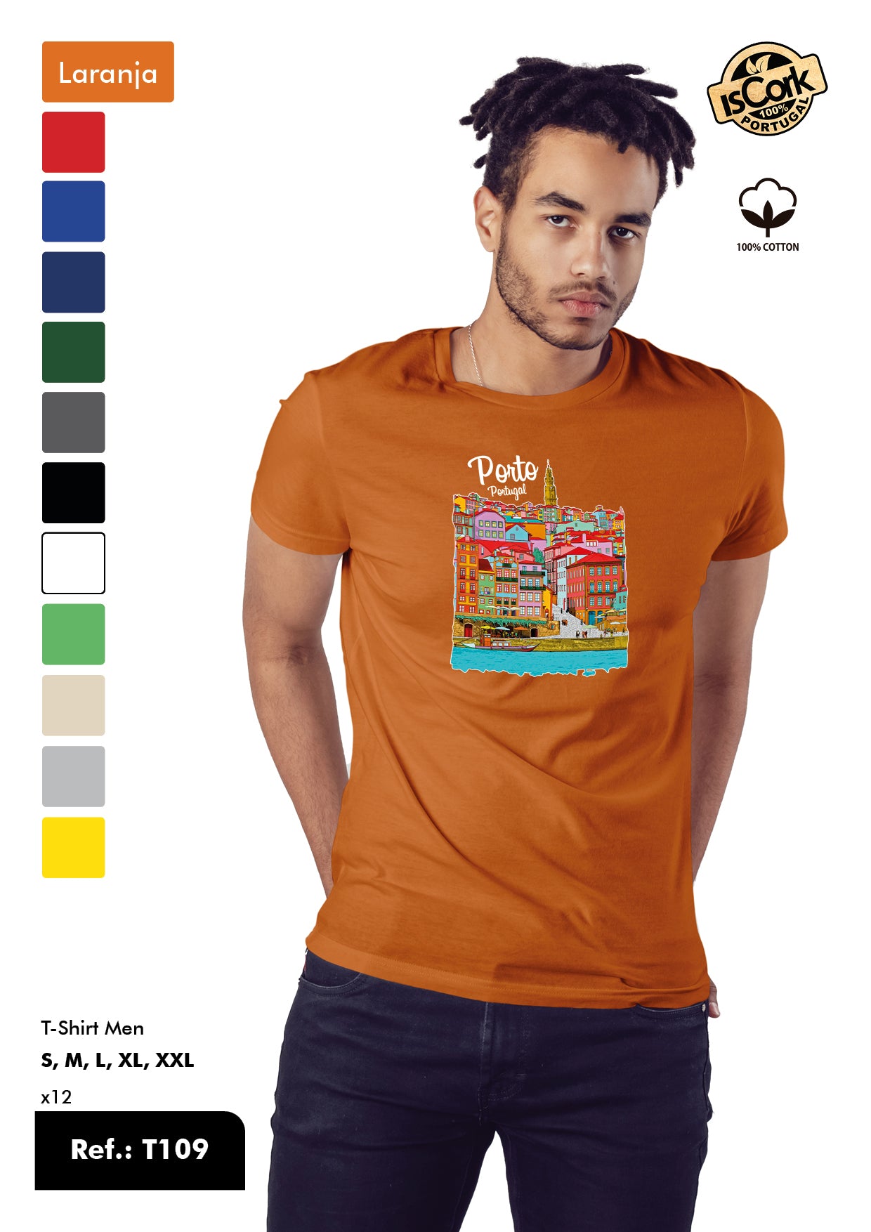 T-Shirt Adulto - Ref. T109 - Porto