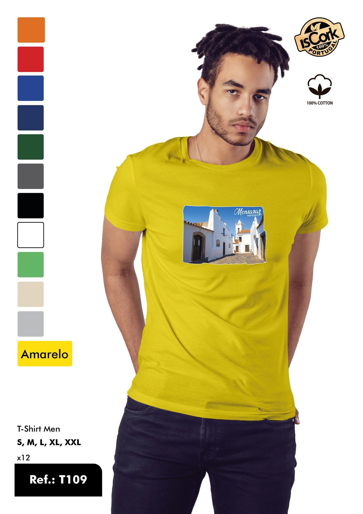 T-Shirt Adulto - Ref. T109 - Monsaraz