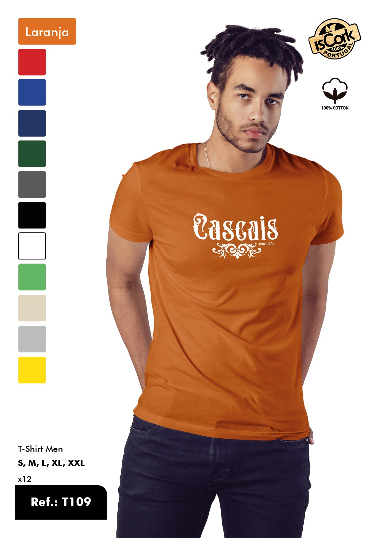 T-Shirt Adulto - Ref. T109 - Cascais