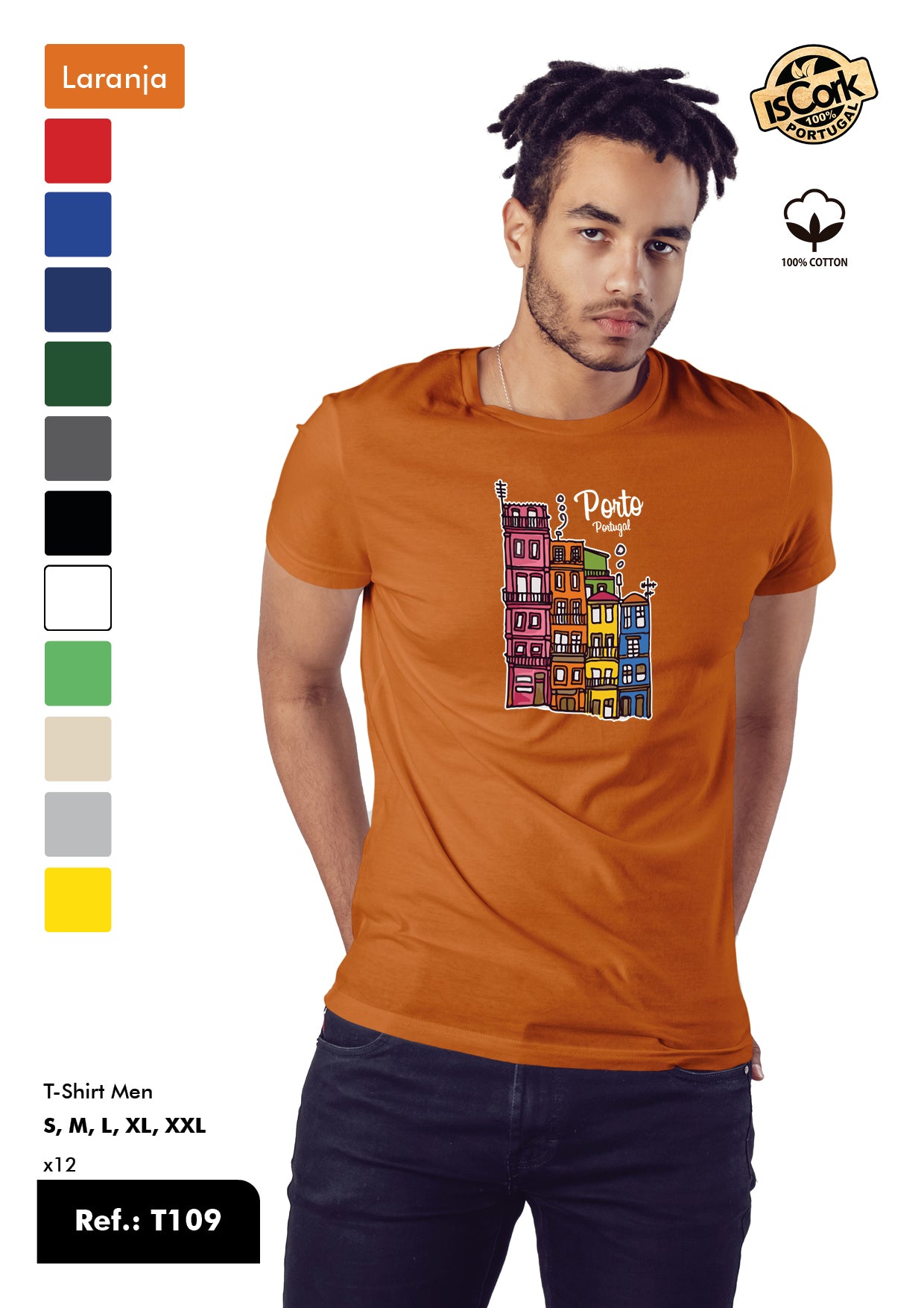 T-Shirt Adulto - Ref. T109 - Porto