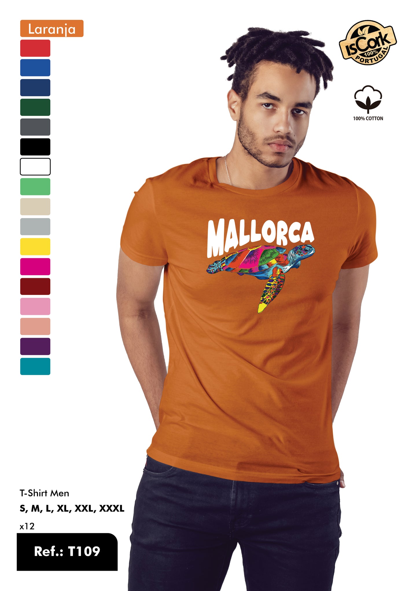T-Shirt Adulto - Ref. T109 - Mallorca