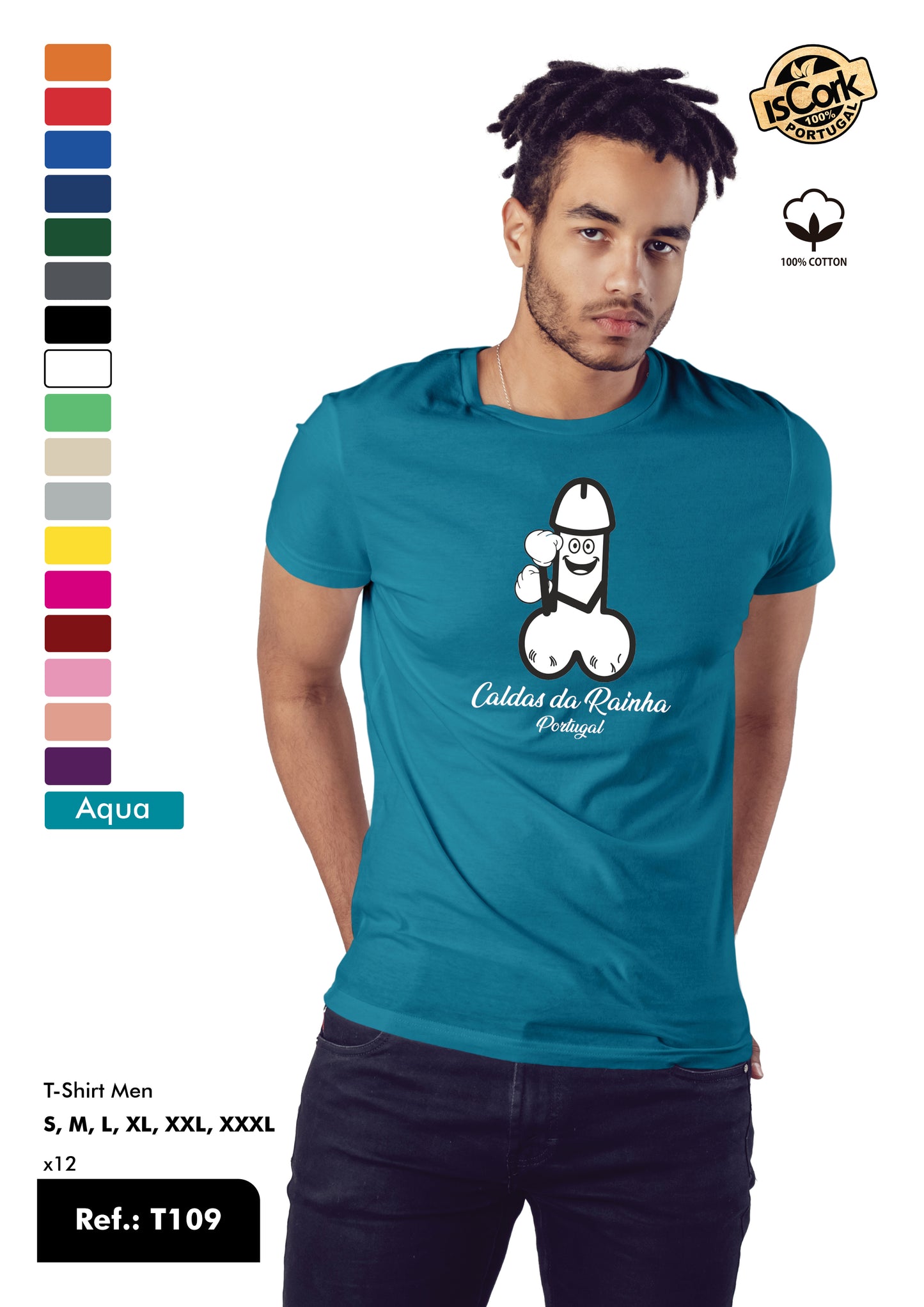 T-Shirt Adulto - Ref. T109 - Caldas da Rainha