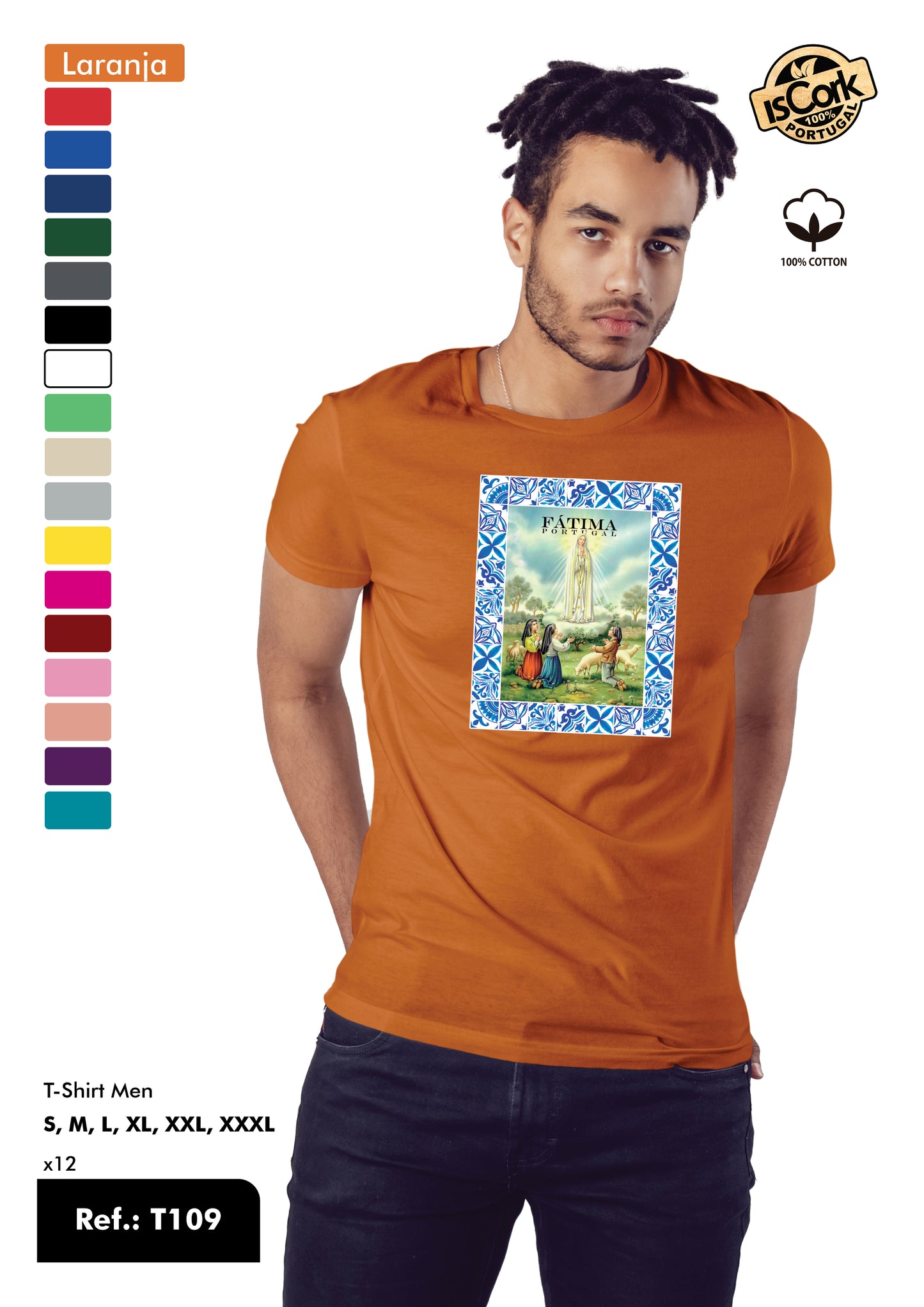 T-Shirt Adulto - Ref. T109 - Fátima