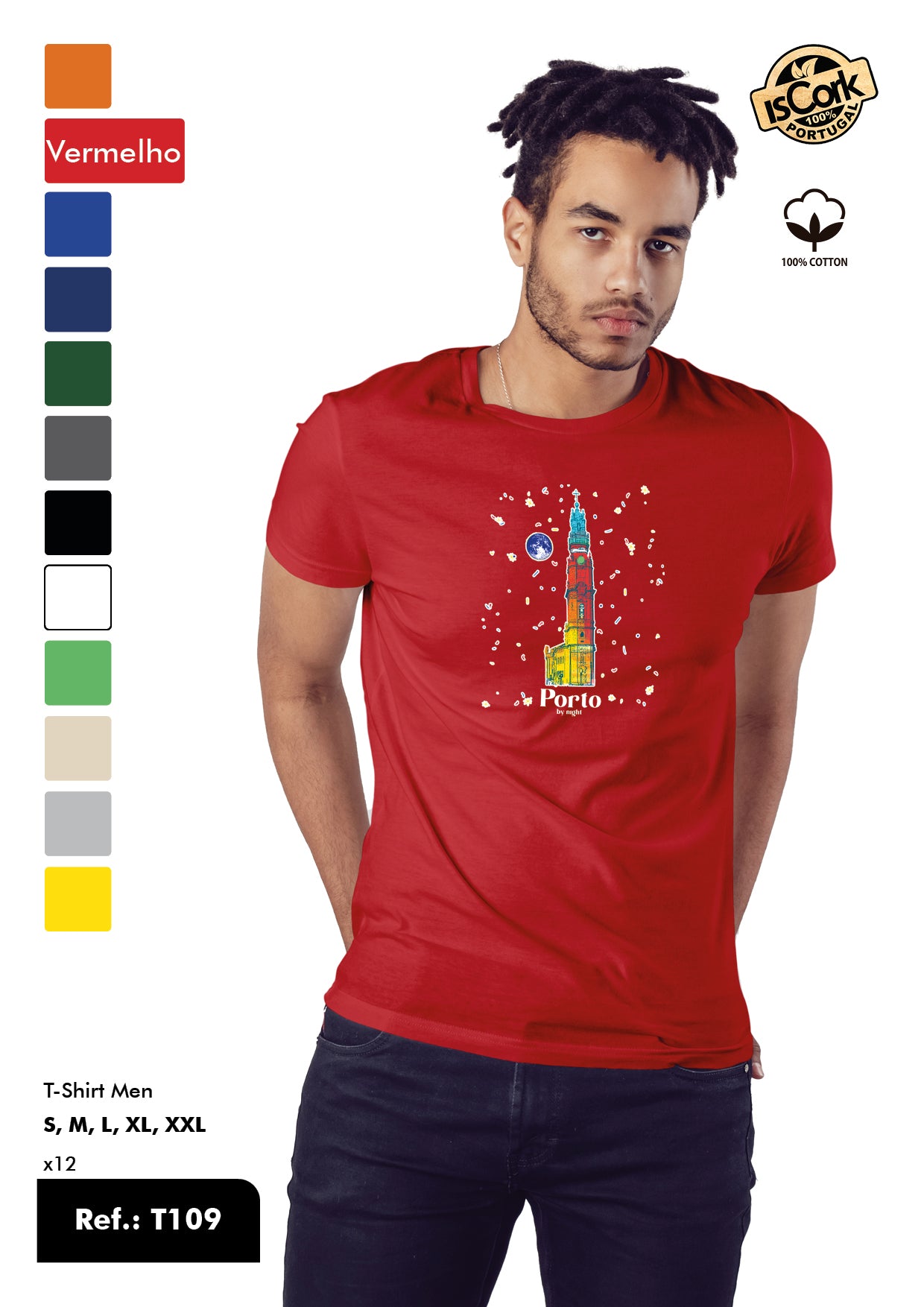 T-Shirt Adulto - Ref. T109 - Porto