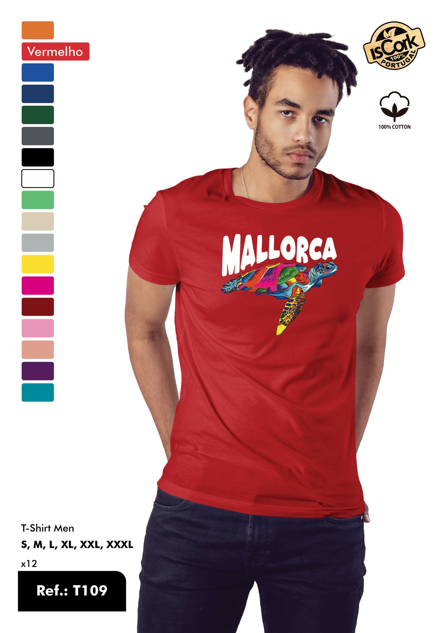 T-Shirt Adulto - Ref. T109 - Mallorca