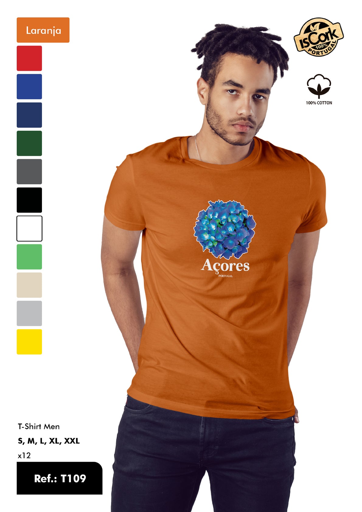 T-Shirt Adulto - Ref. T109 - Açores