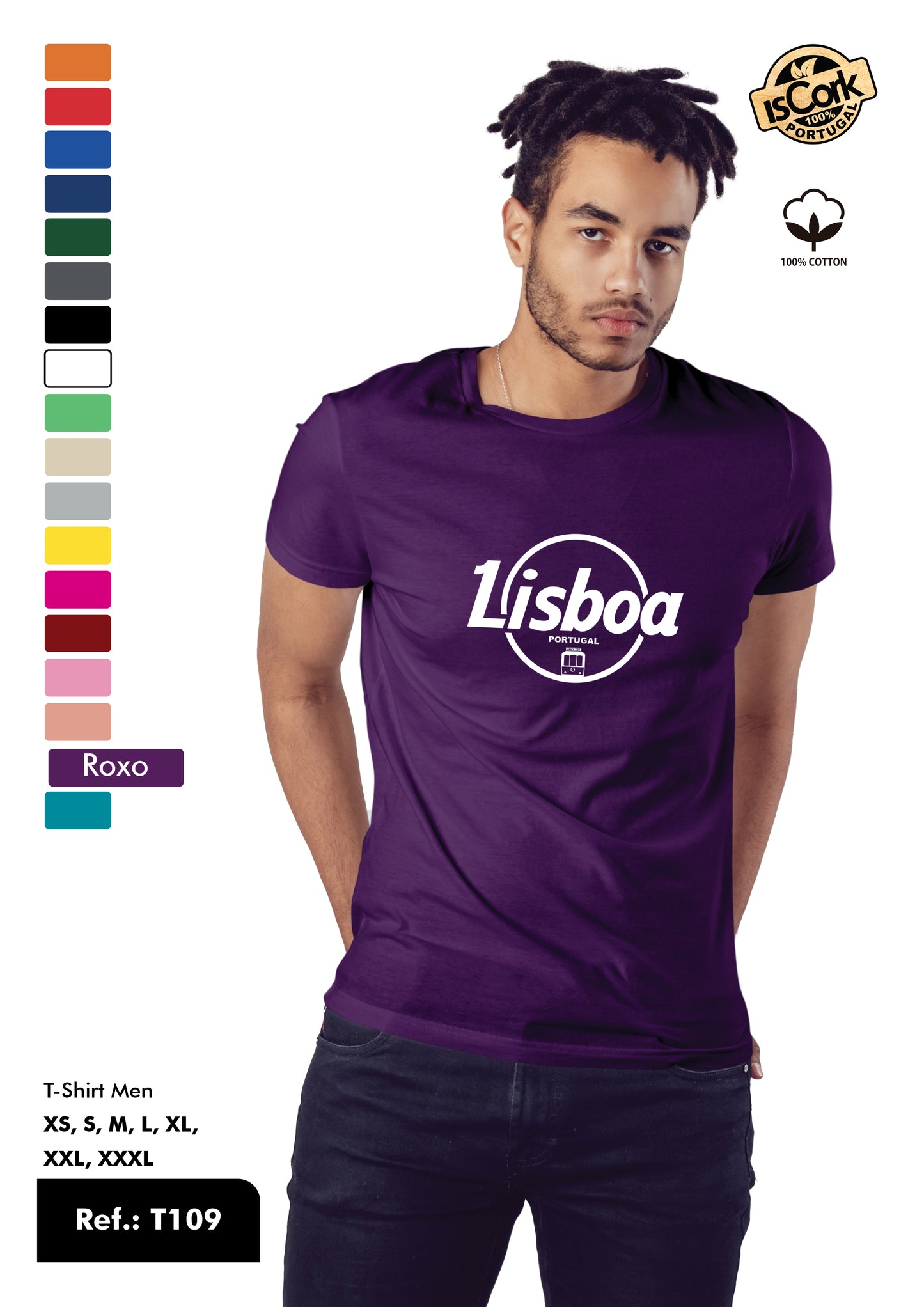 T-Shirt Adulto - Ref. T109 - Lisboa