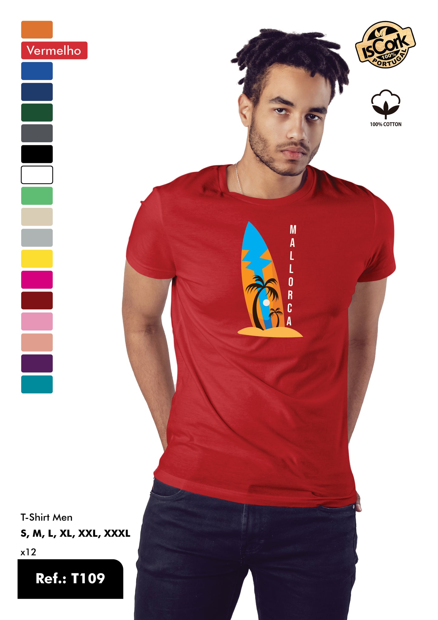 T-Shirt Adulto - Ref. T109 - Mallorca