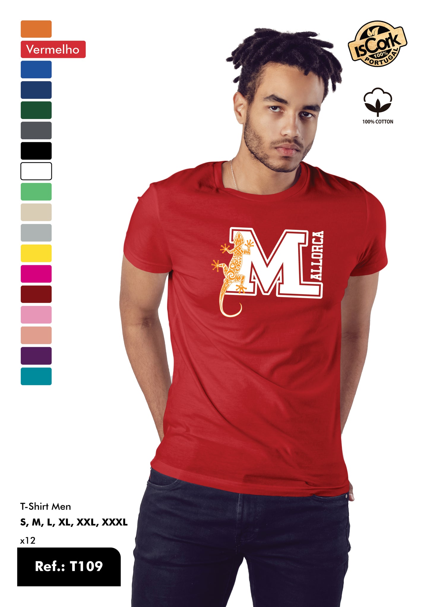 T-Shirt Adulto - Ref. T109 - Mallorca