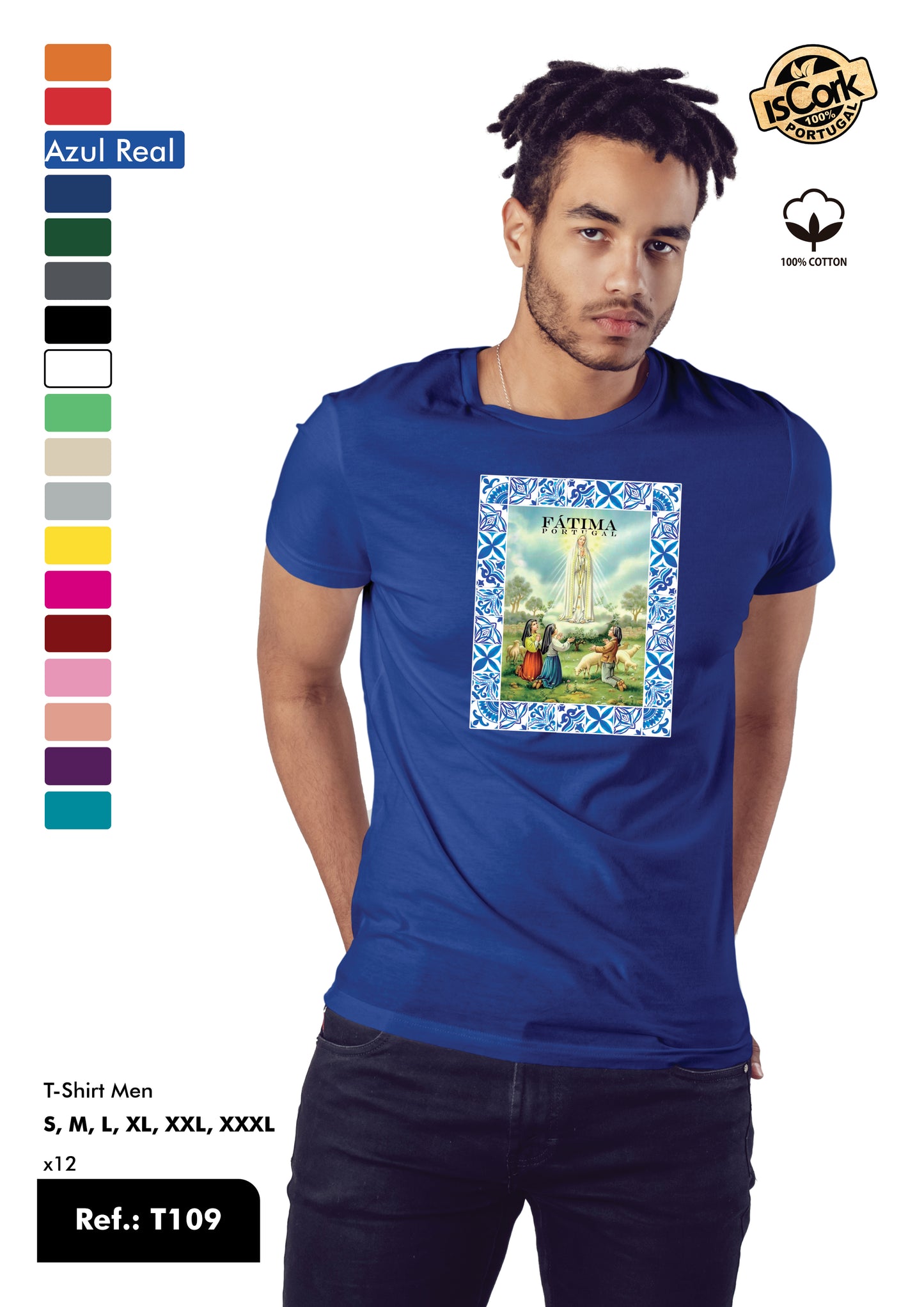 T-Shirt Adulto - Ref. T109 - Fátima