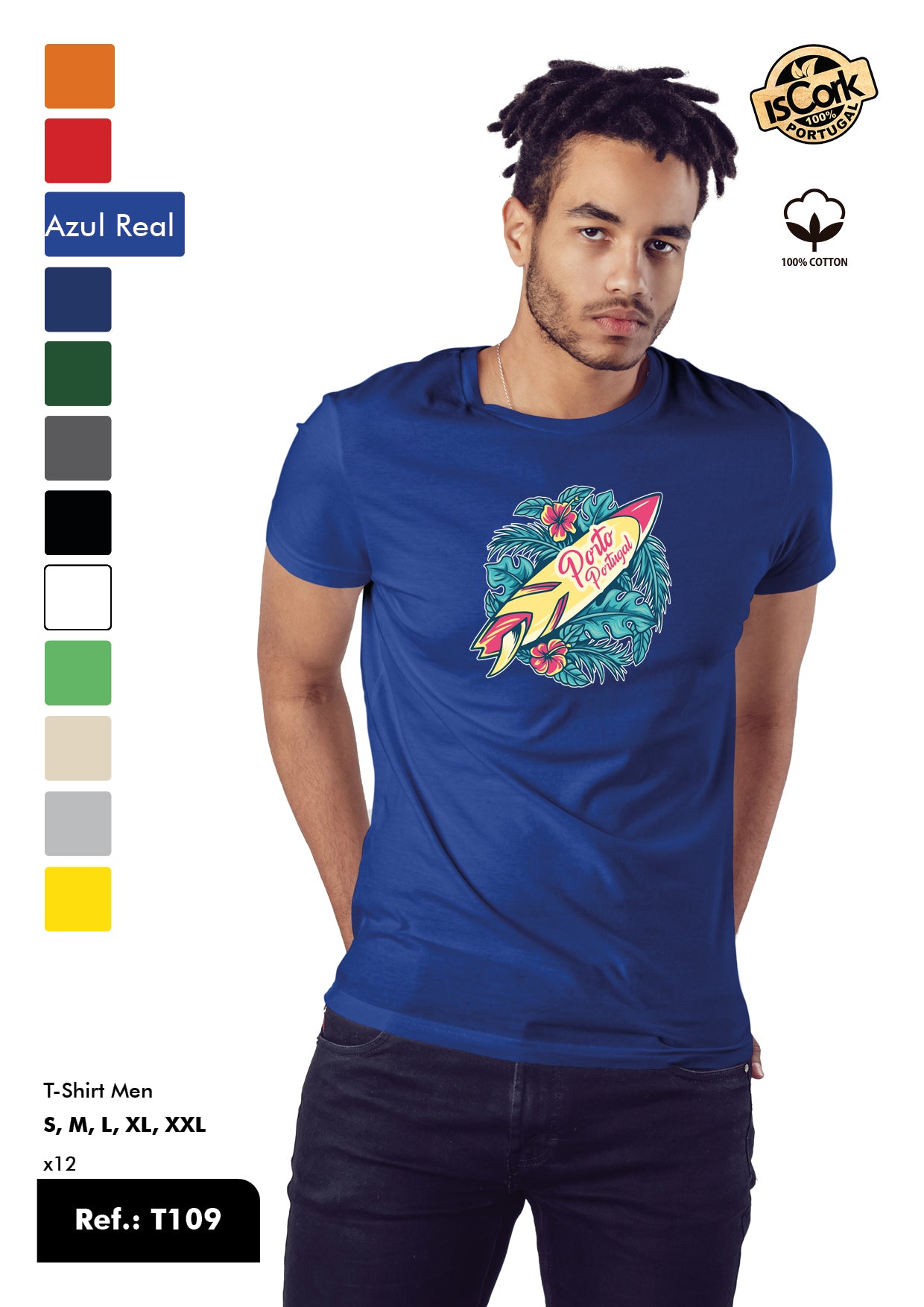 T-Shirt Adulto - Ref. T109 - Porto