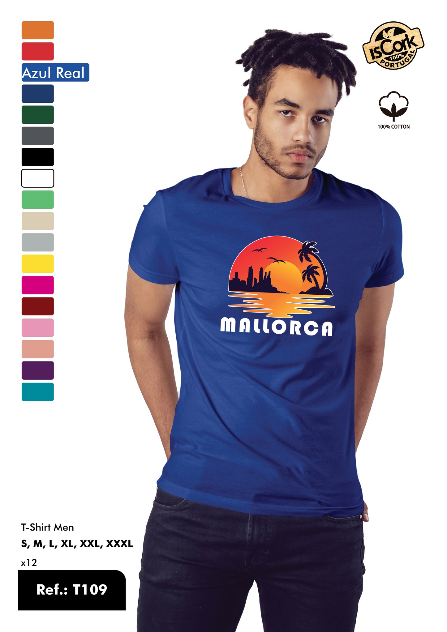 T-Shirt Adulto - Ref. T109 - Mallorca