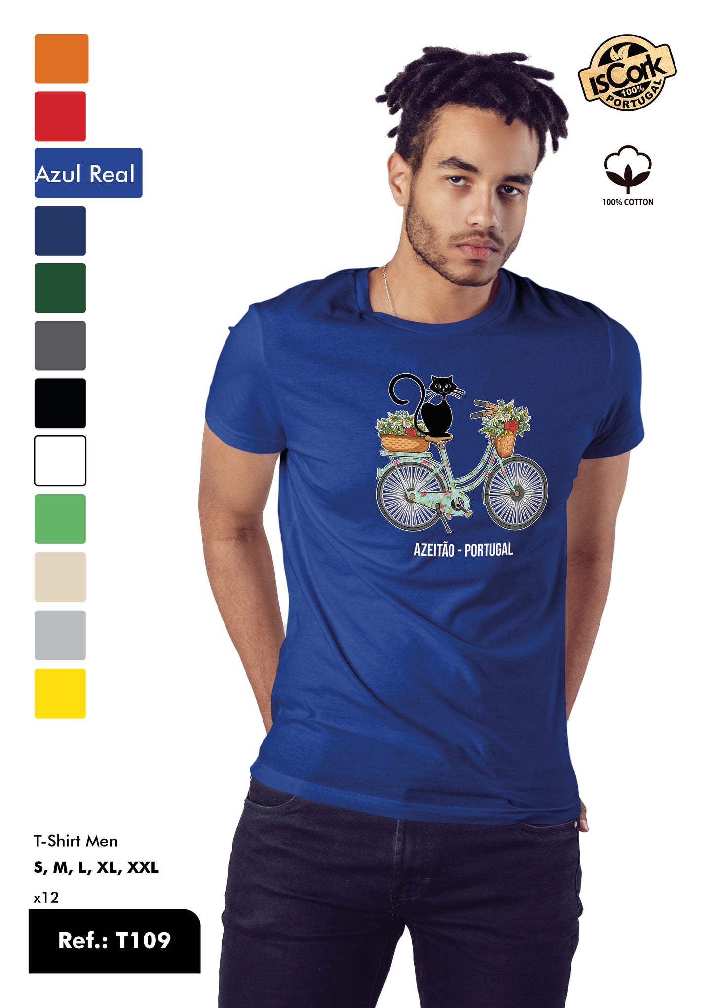 T-Shirt Adulto - Ref. T109 - Azeitão