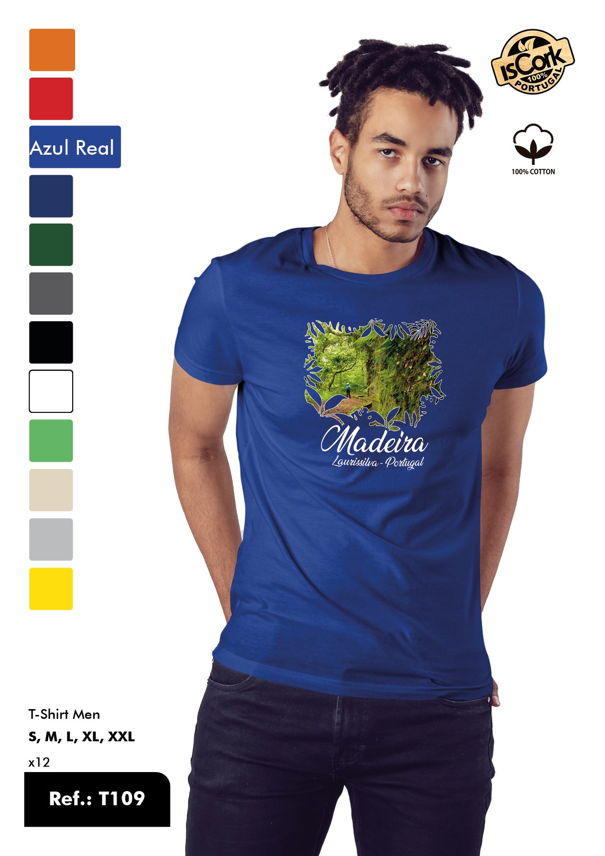 T-Shirt Adulto - Ref. T109 - Madeira