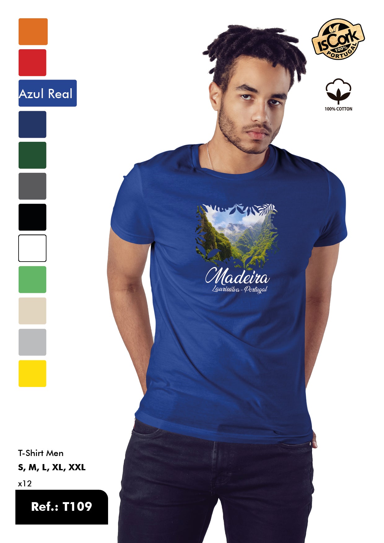 T-Shirt Adulto - Ref. T109 - Madeira