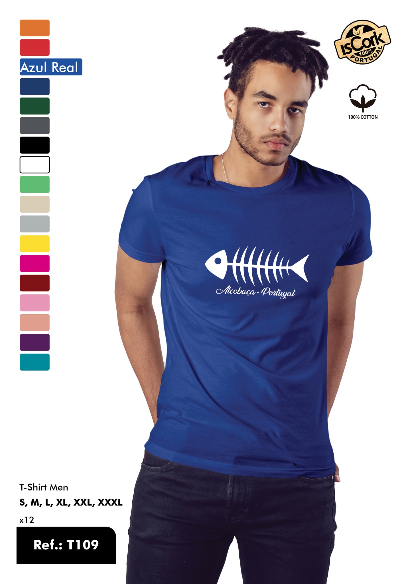 T-Shirt Adulto - Ref. T109 - Alcobaça