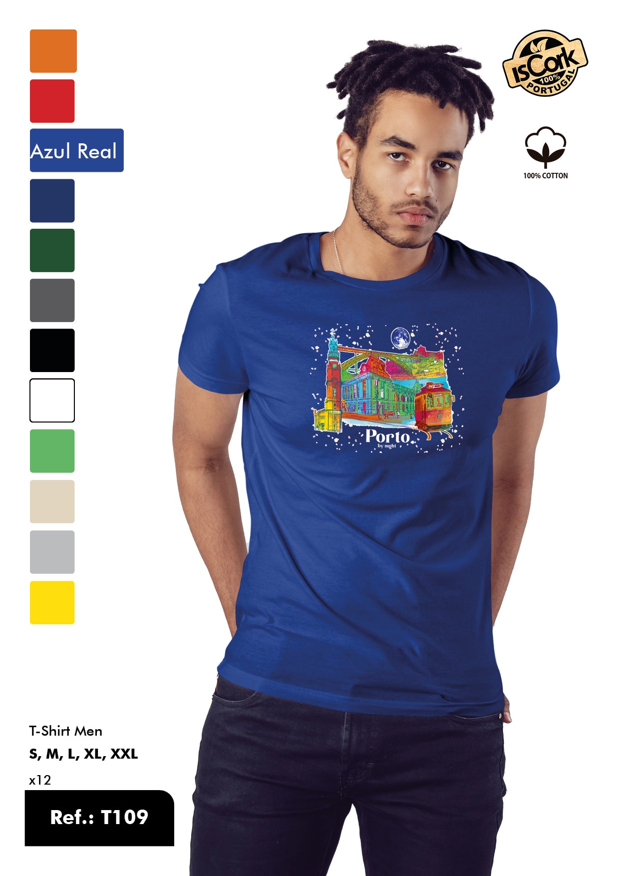 T-Shirt Adulto - Ref. T109 - Porto