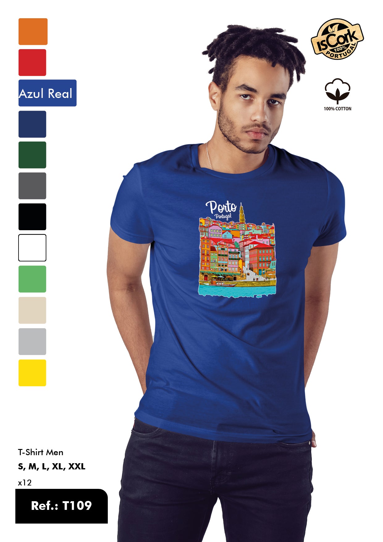 T-Shirt Adulto - Ref. T109 - Porto