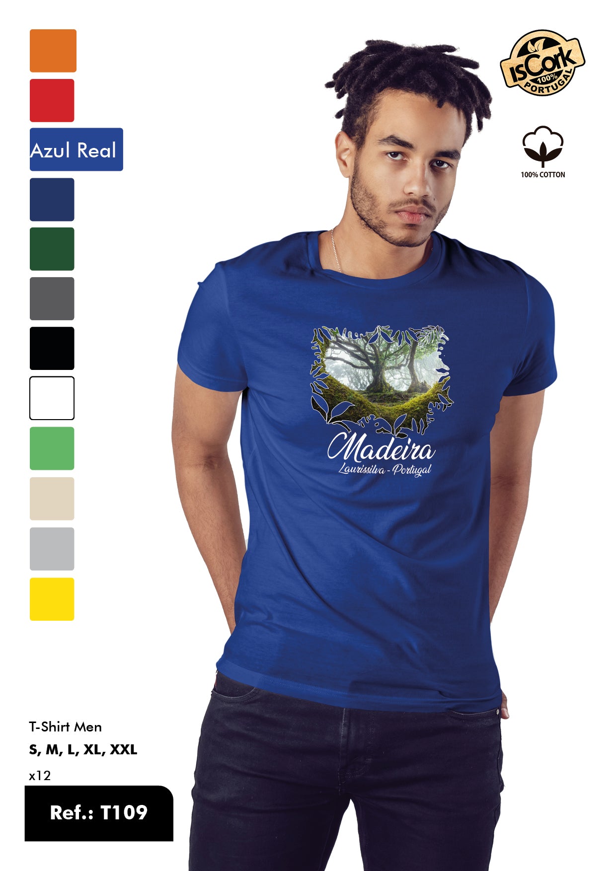 T-Shirt Adulto - Ref. T109 - Madeira