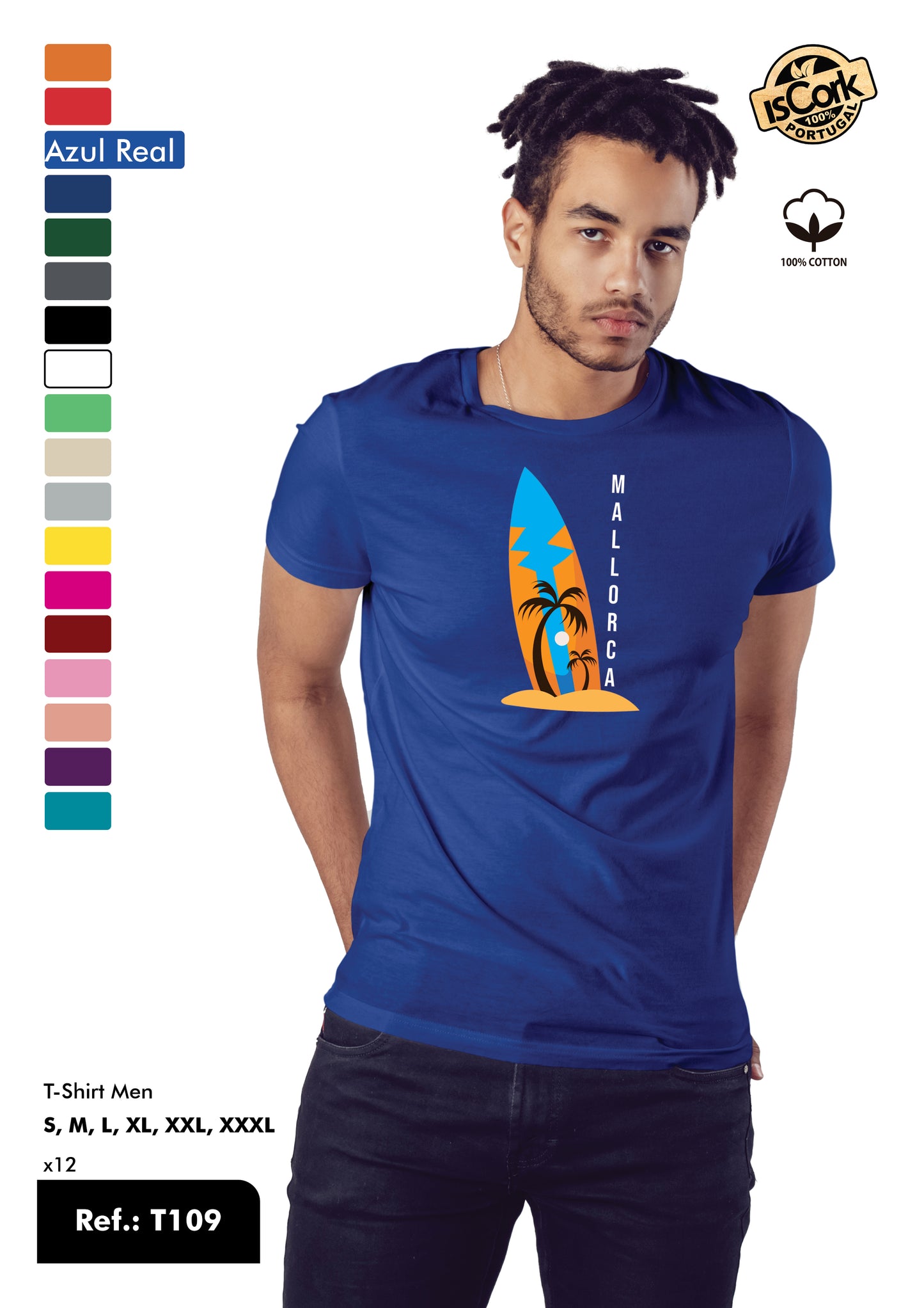 T-Shirt Adulto - Ref. T109 - Mallorca