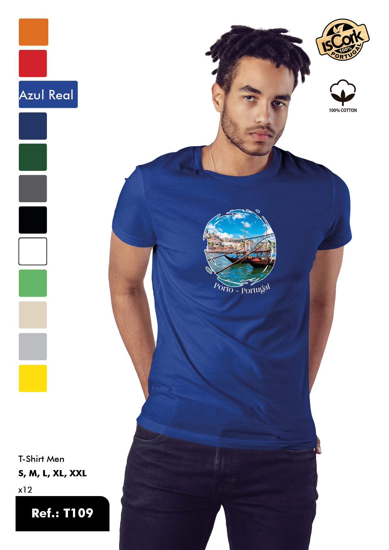 T-Shirt Adulto - Ref. T109 - Porto