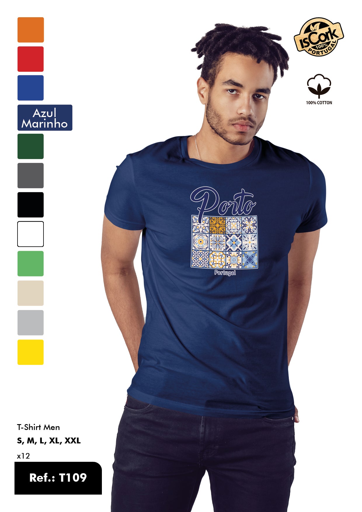 T-Shirt Adulto - Ref. T109 - Porto