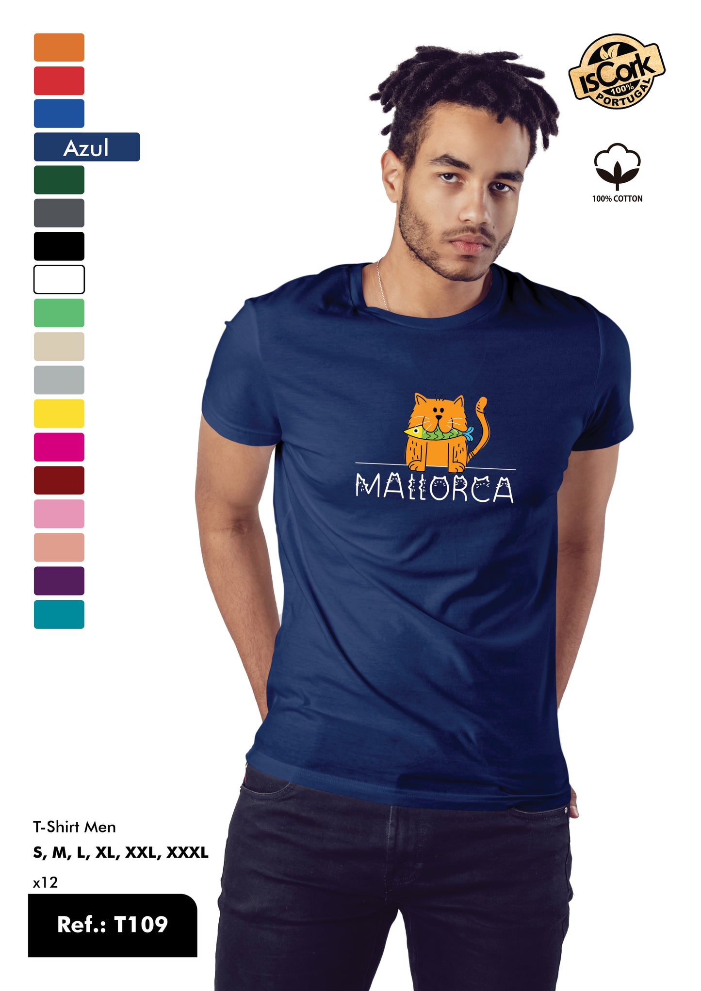 T-Shirt Adulto - Ref. T109 - Mallorca