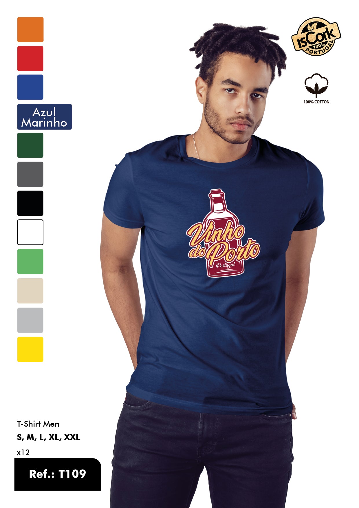 T-Shirt Adulto - Ref. T109 - Porto