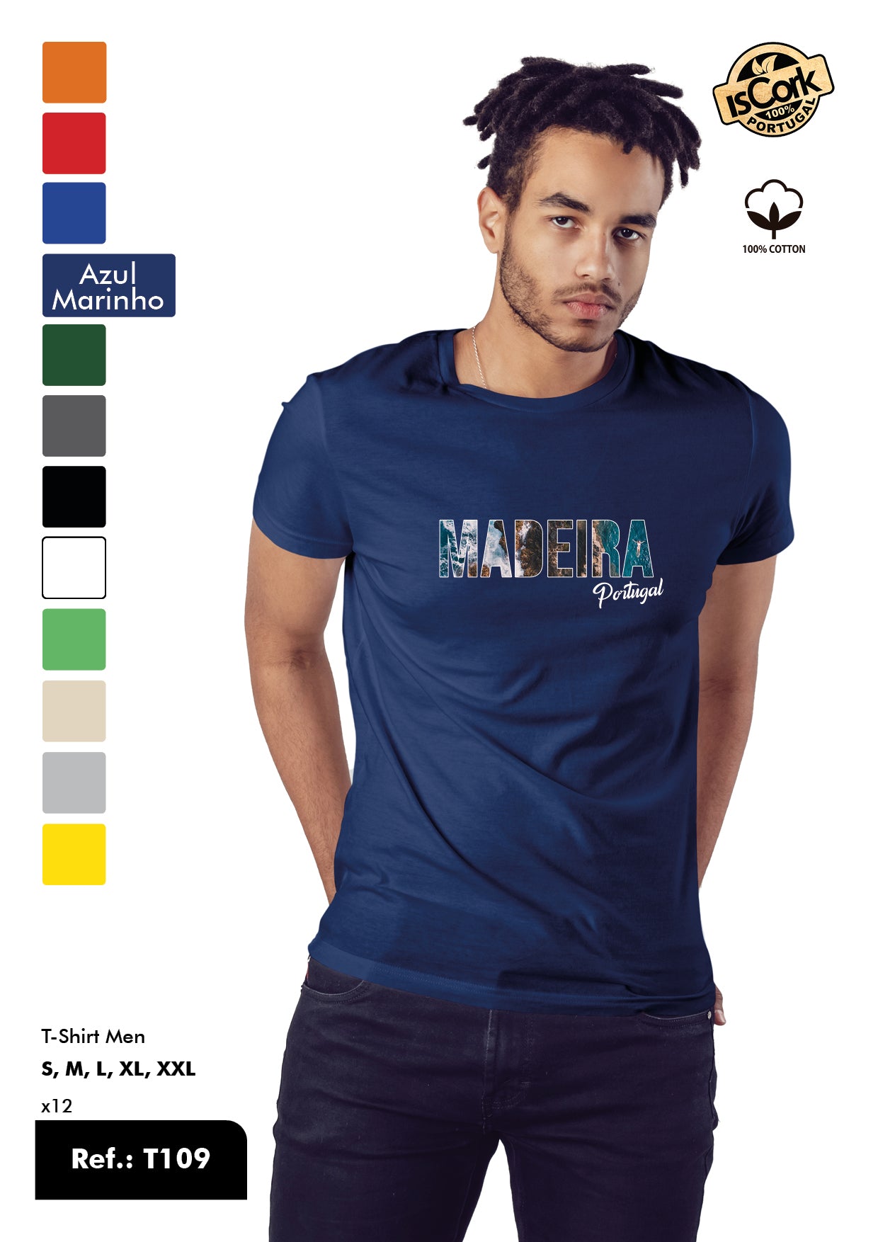 T-Shirt Adulto - Ref. T109 - Madeira