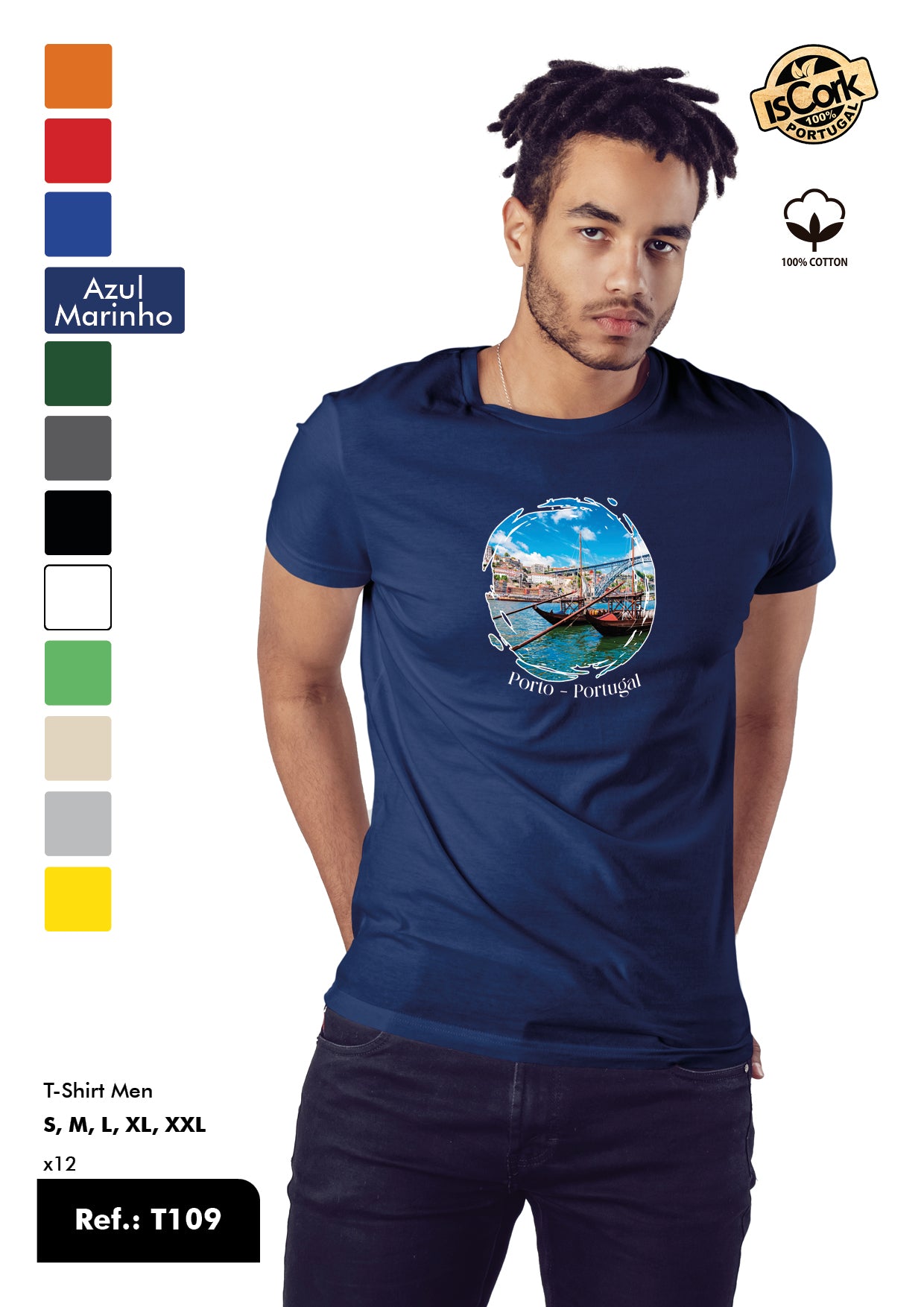 T-Shirt Adulto - Ref. T109 - Porto