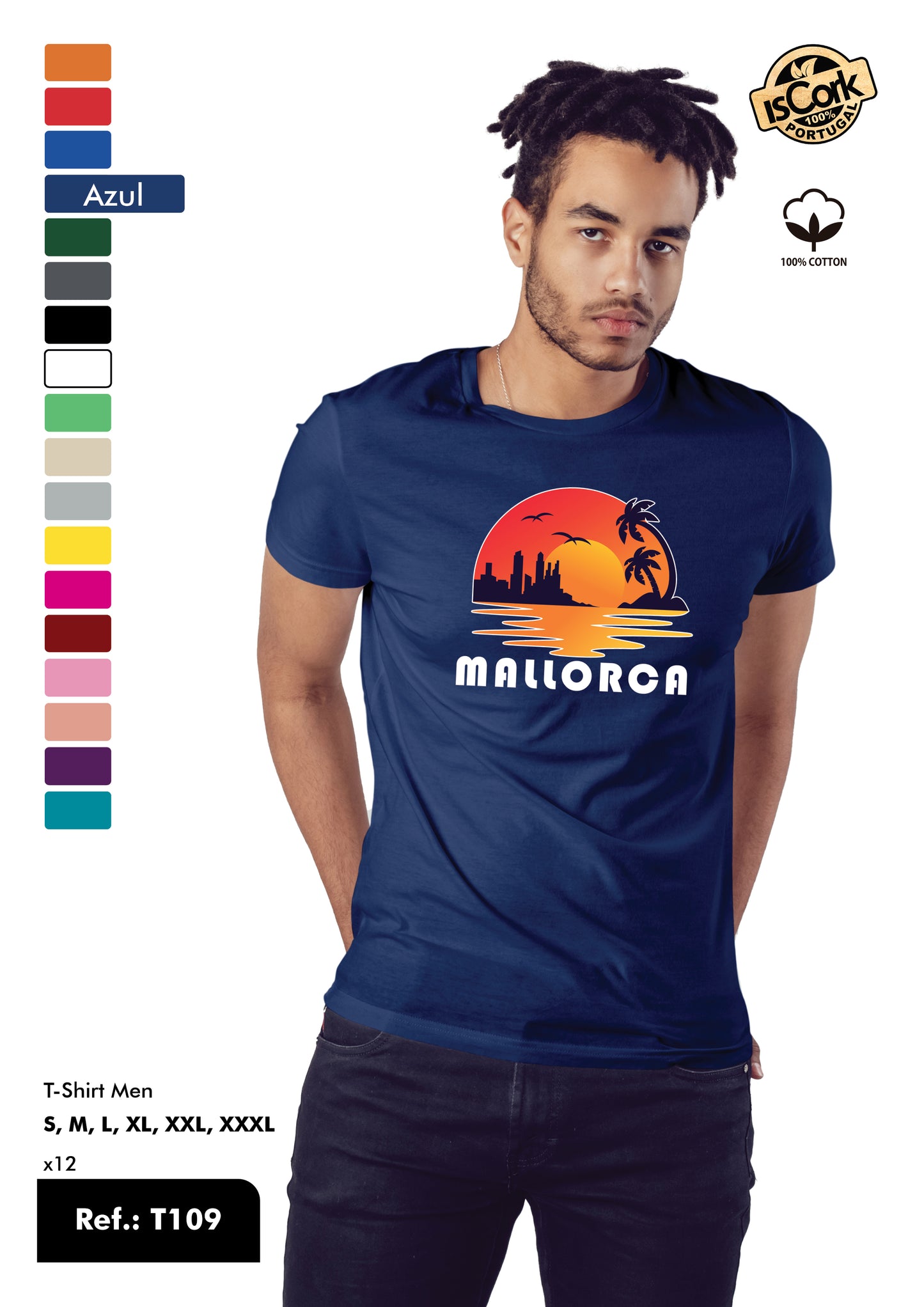 T-Shirt Adulto - Ref. T109 - Mallorca