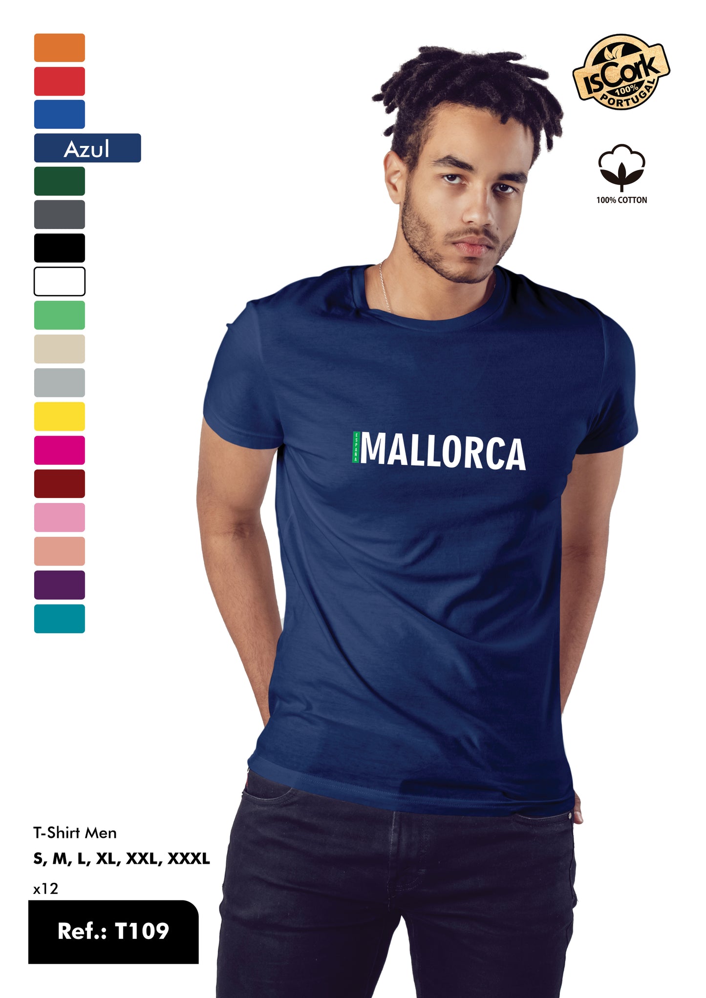 T-Shirt Adulto - Ref. T109 - Mallorca