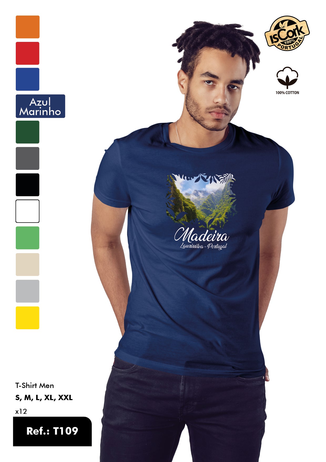 T-Shirt Adulto - Ref. T109 - Madeira