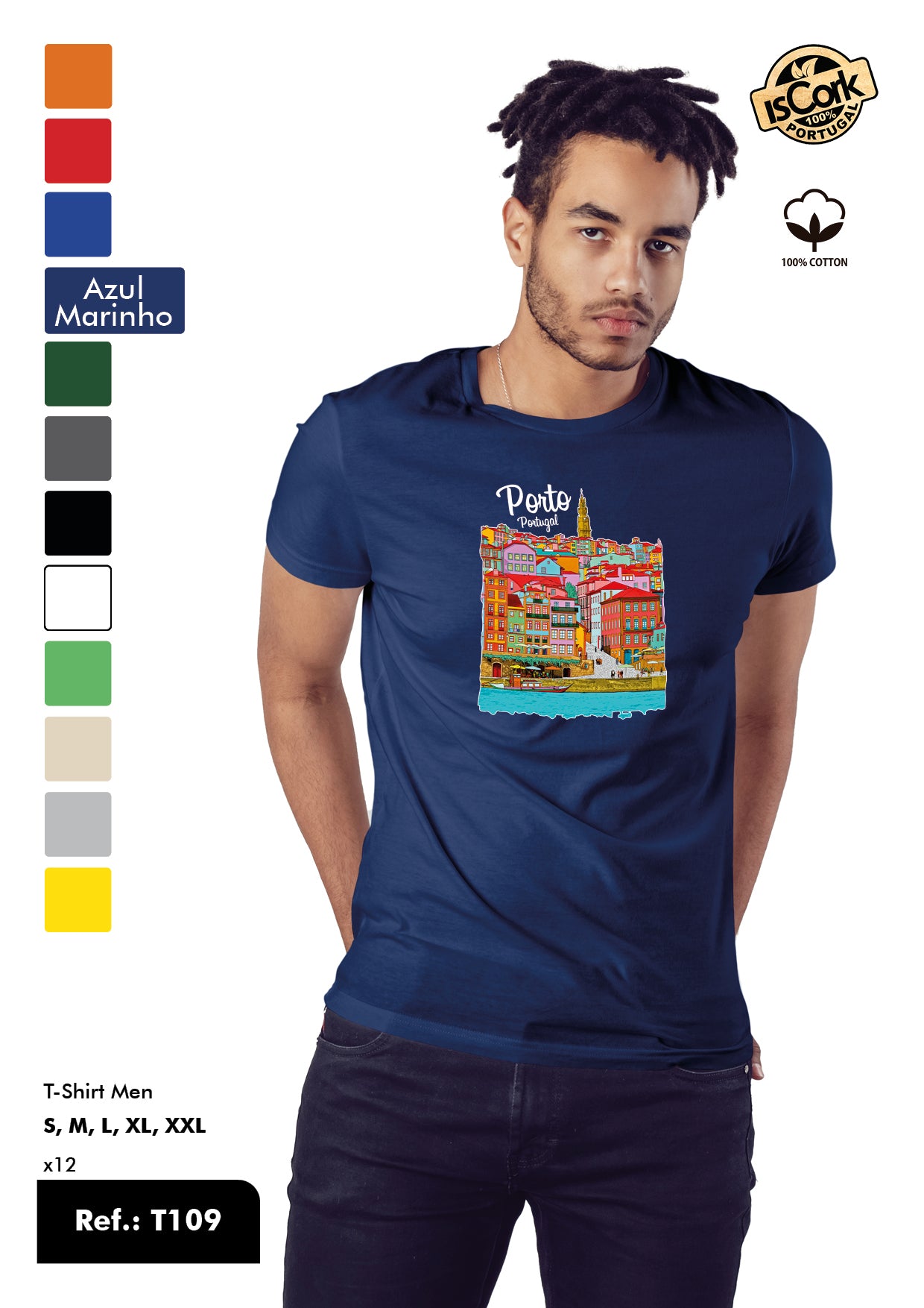 T-Shirt Adulto - Ref. T109 - Porto